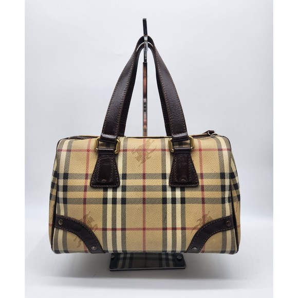 W/ Certificate BURBERRY Boston Bag 168BURXAJF - Picture 1 of 11